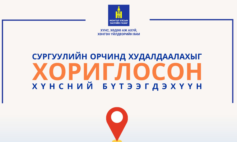 ❌СУРГУУЛИЙН ОРЧИНД ХҮҮХДЭД ХУДАЛДААЛАХЫГ ХОРИГЛОСОН ХҮНСНИЙ БҮТЭЭГДЭХҮҮНИЙ ЖАГСААЛТ.
